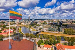 lithuania-flag-lithuania-old-town-vilnius